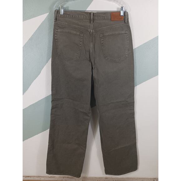 American Eagle 77 Stovepipe Mens Size 12 Gray Straight Cut Low Rise Denim Jeans - Picture 10 of 11